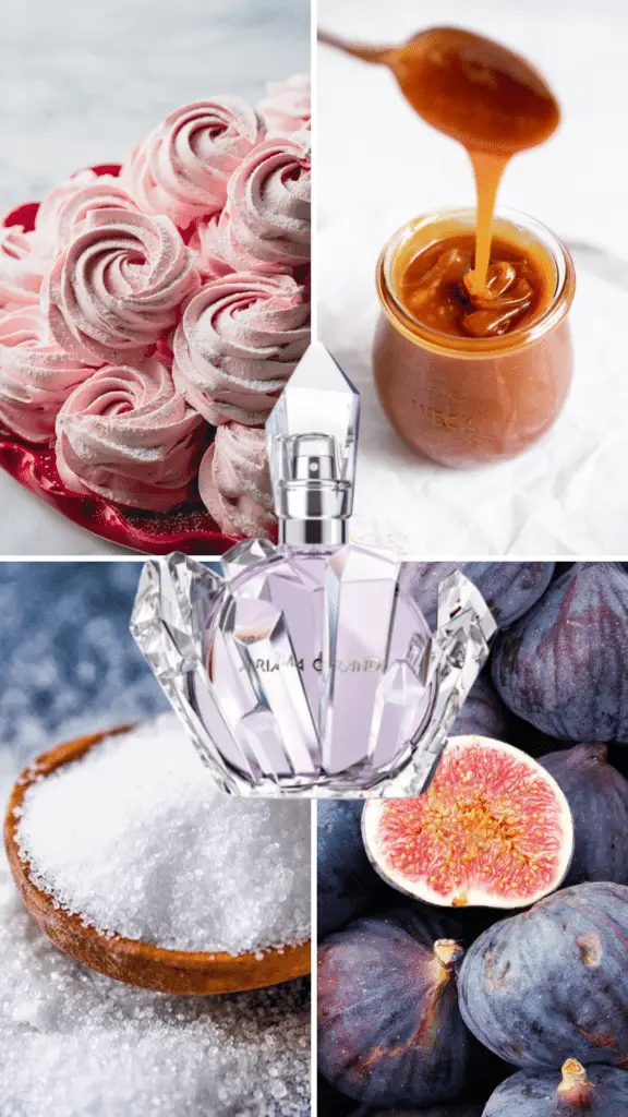 Ariana Grande perfumes Ariana Grande R.E.M. Eau de Parfum – a bold and mysterious fragrance with notes of fig, salted caramel, lavender blossom, and warm sandalwood.